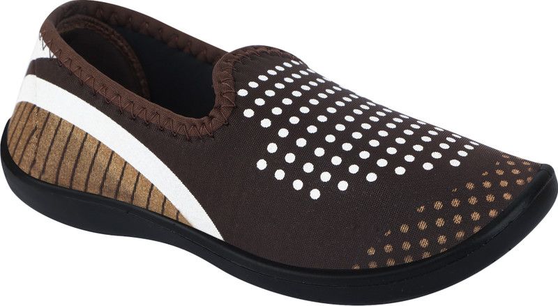 Women's Running Shoe II Sneakers, Bellie Loafer Bellies For Women  (Brown)