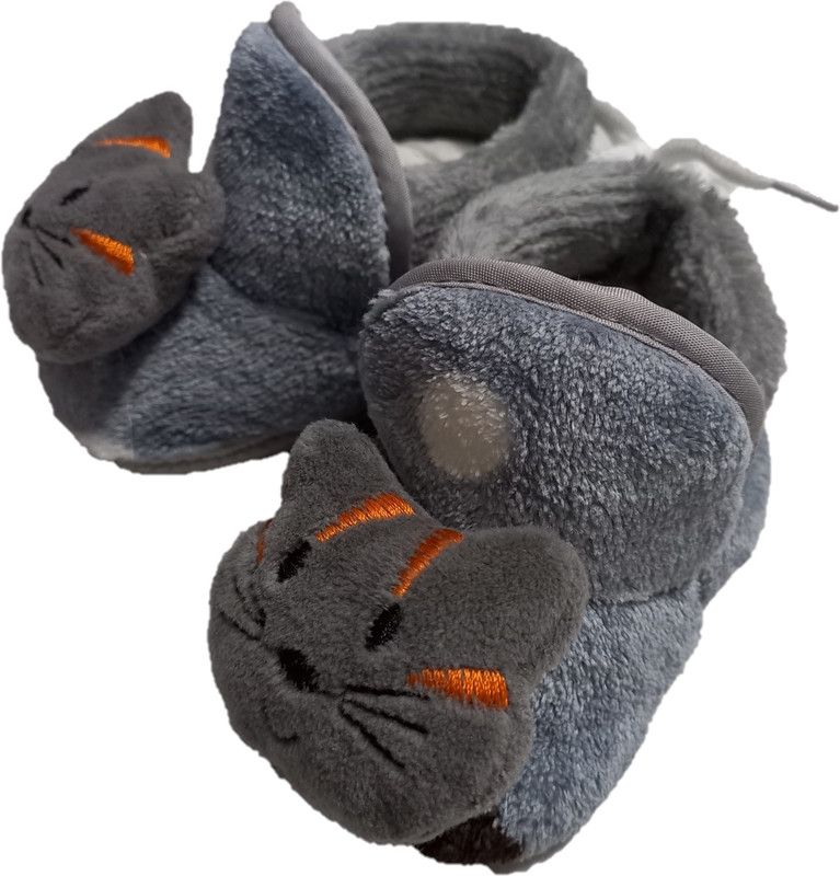 FIRMED STRING BOOTS Booties  (Toe to Heel Length - 12 cm, Grey)
