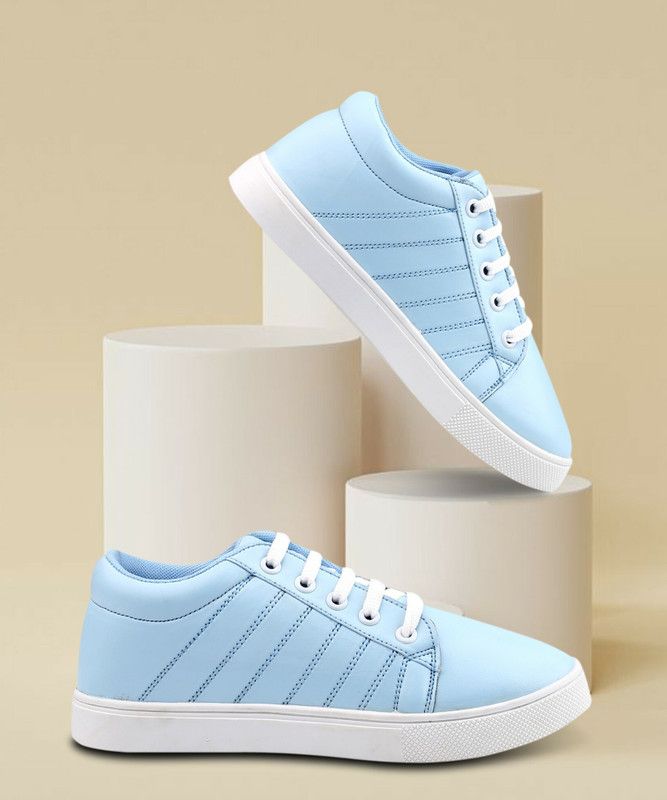 Trendy Sneakers For Women  (Blue)