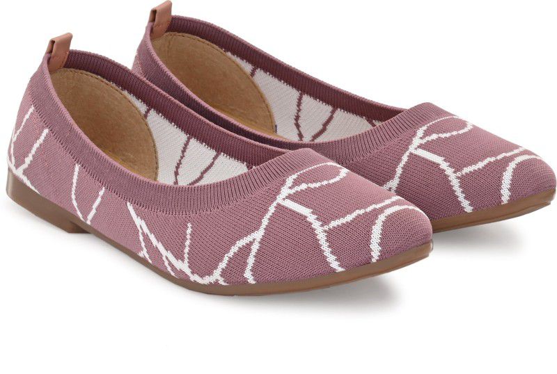 Beautifully Designed Knitted Python Textured Fabric|Flamingo Pink| Bellies For Women  (Pink)