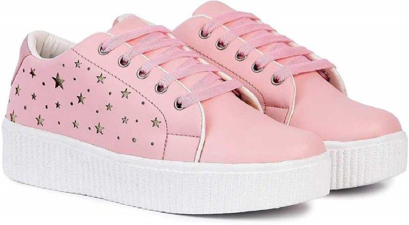 Sneakers For Women  (Pink)