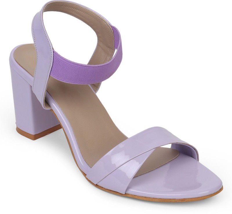 Women Purple Heels Sandal