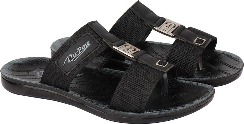 Men Comfortable Trending Latest Premium Slippers Black Casual Sandal