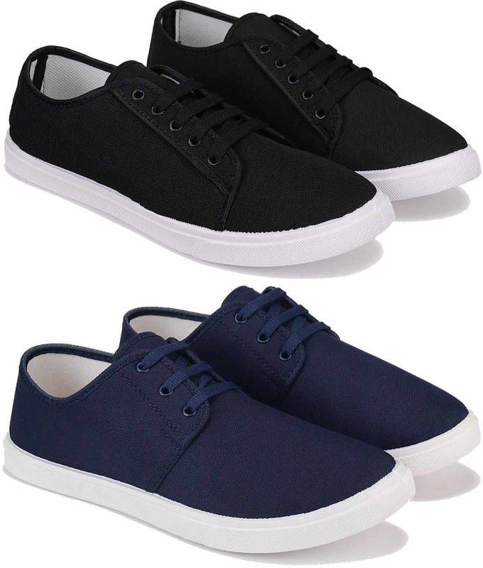 Sporter Casual Shoes For Men Sneaker,Loafer shoes for Men Multicolour Pack Of 2 Sneakers For Men  (Multicolor)