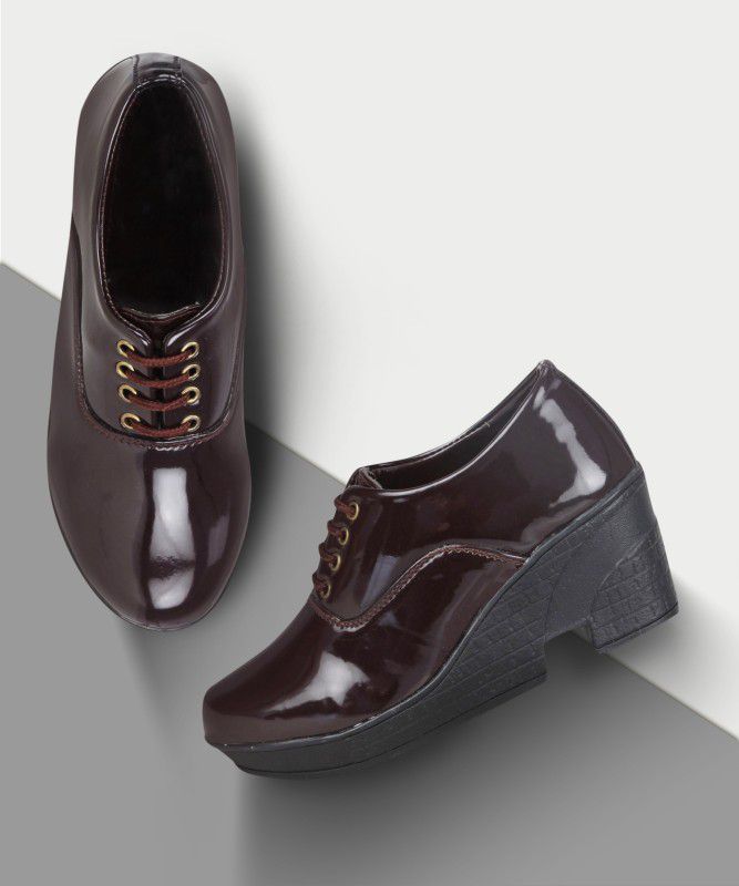 Lace Up For Women  (Brown)