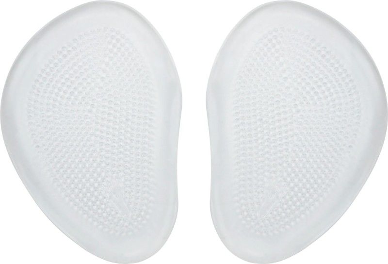 CuraFoot Anti Slip Silicon Shoes Pad Foot Gel High Heels Toe Pads Insole, Ball of Forefoot Insoles, Front Foot Cushions, Forefoot Insoles for Metatarsal Support Silicone Ball of Foot Regular Shoe Insole  (Transparent)