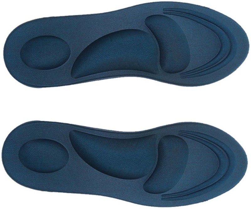 AlexVyan Blue Color Shoes Insole for Men Form, Fabric Full Length Regular, Orthotic, Sports Shoe Insole  (Blue)