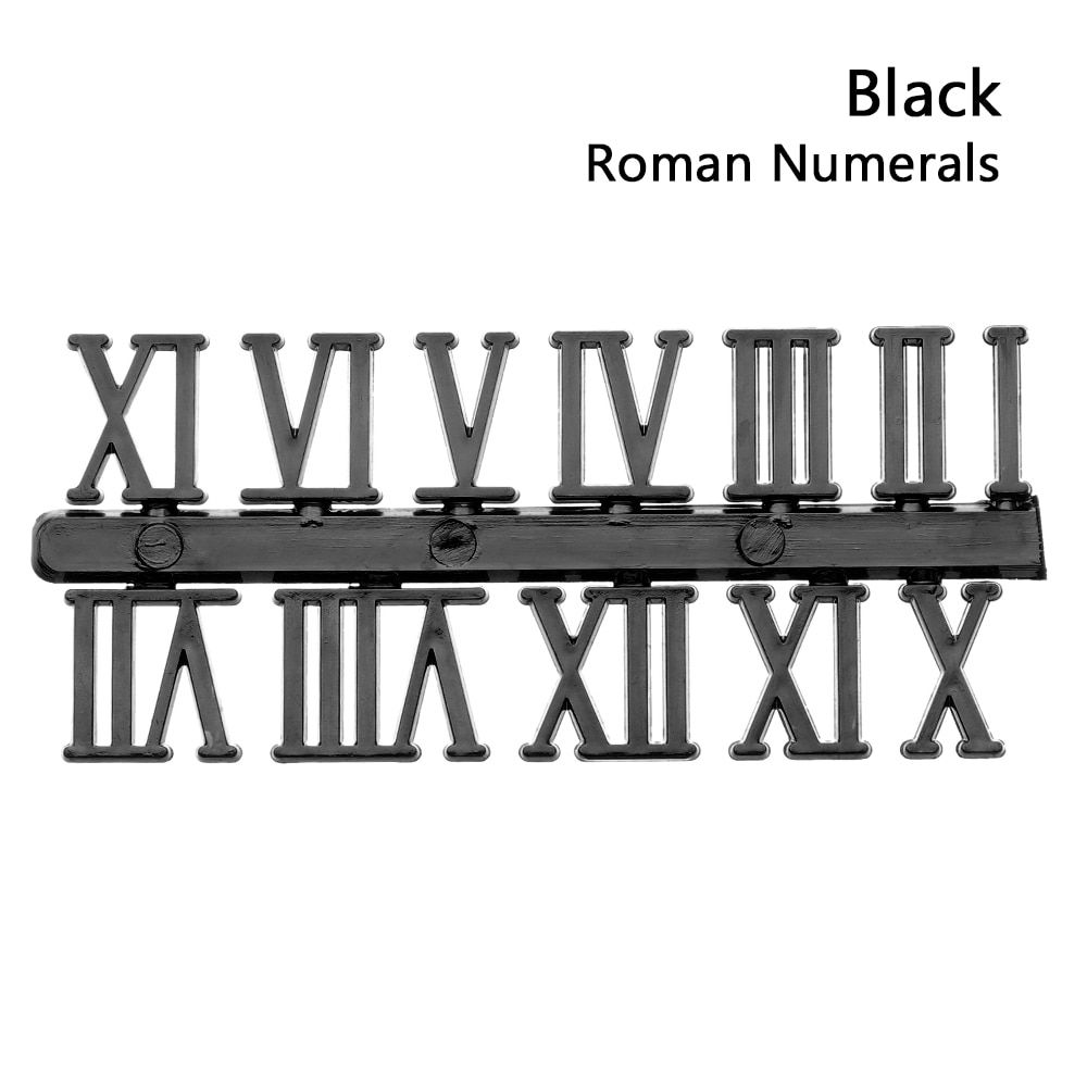 1Set Roman Arabic Clock Numerals Accessories Handmade Restore For Quartz Clock Parts Digital Replacement Gadget DIY Repair Tools