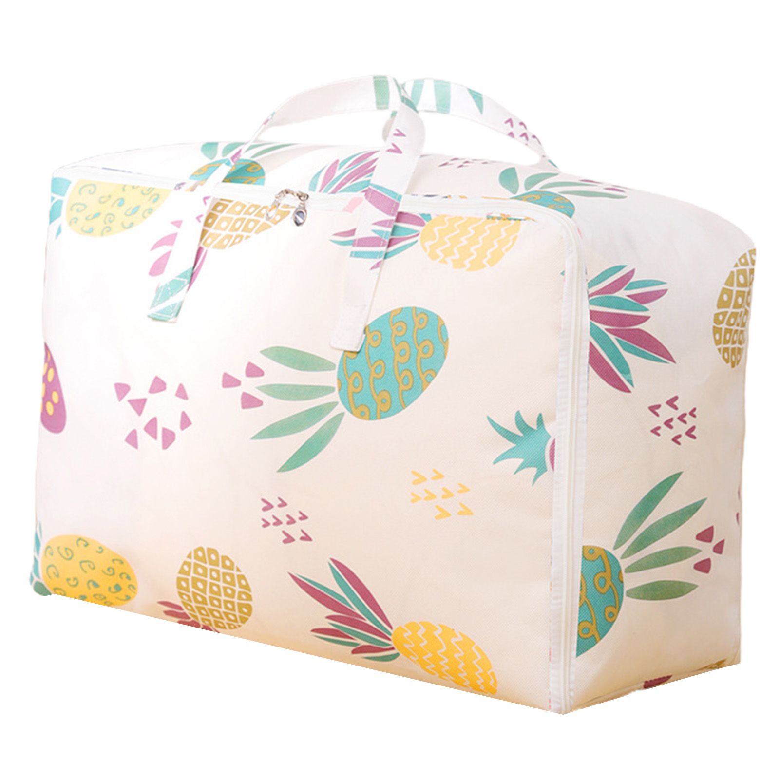 Breathable Quilt Storage Bag with Zipper Non Woven Fabric Anti-deformed Blanket Storage Bag for T-Shirts