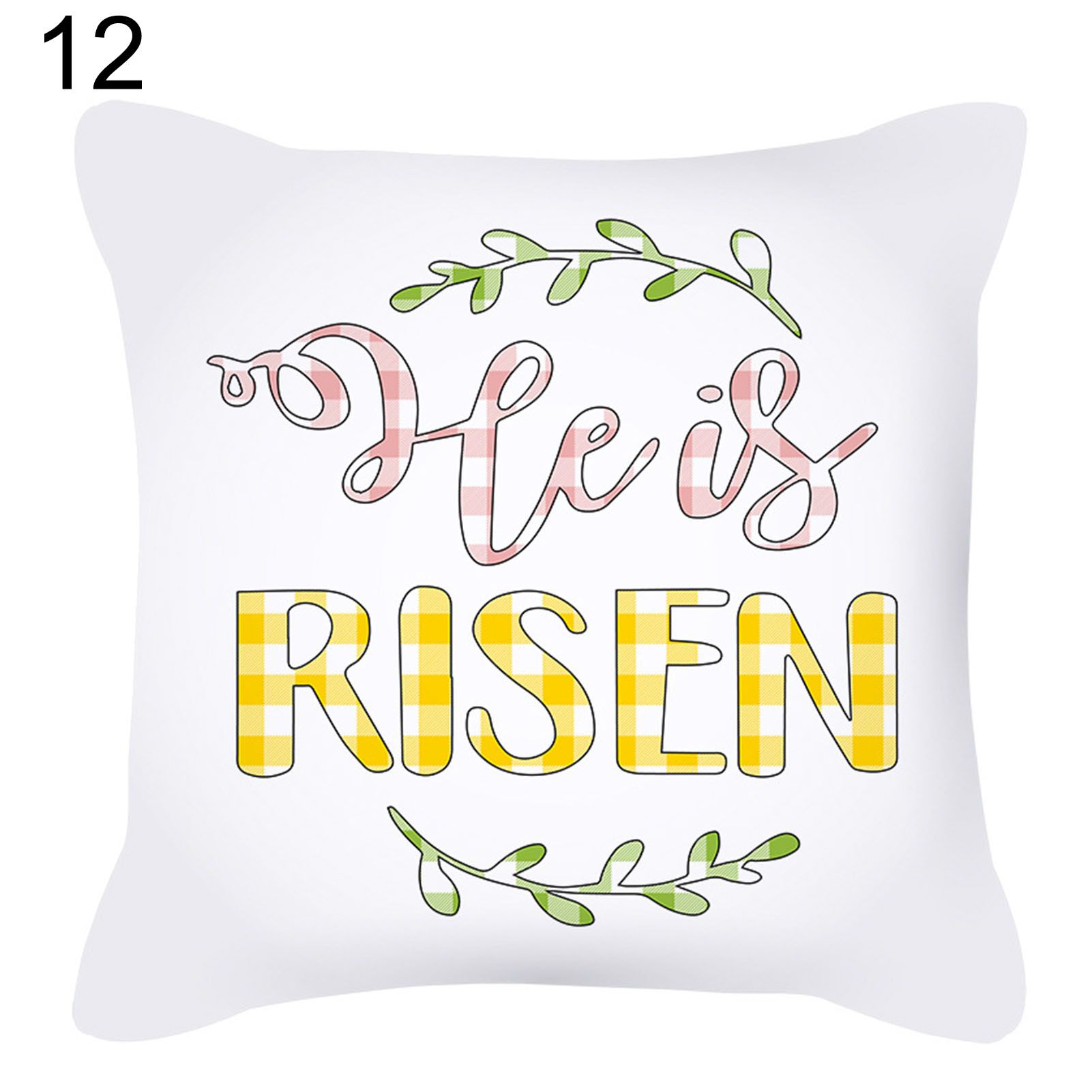 Easter low Cover Colorful 45x45cm Easter Theme Farmhouse Bunny lowcase
