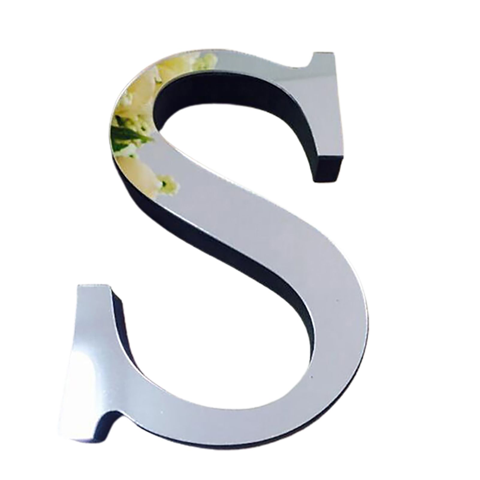 Popular Wedding English Love Letters Home Decor 3D Mirror Wall Stickers Alphabet