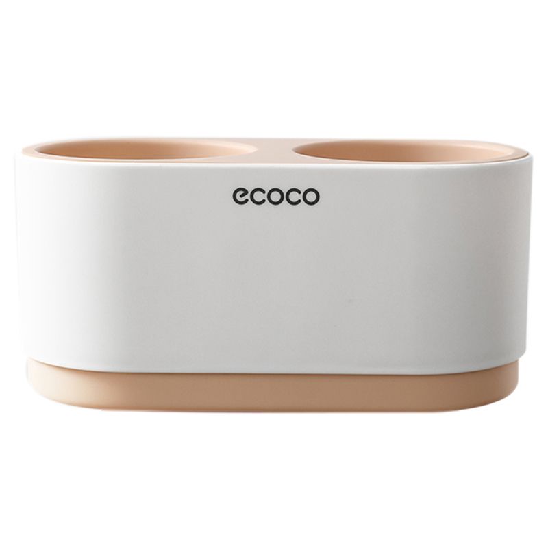 Ecoco Bathroom Shelf Hair Dryer Holder Set Wall Shelf Bathroom Accessories Shelves Storage Holder Do Not Drilling-Pink