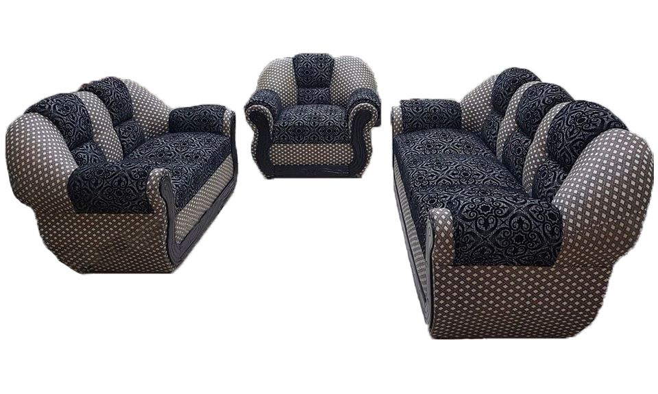Sddam SOFA S-1047 MALAYSIYAN PROCESS WOOD SOFA 3+2+1 , 6 PCS