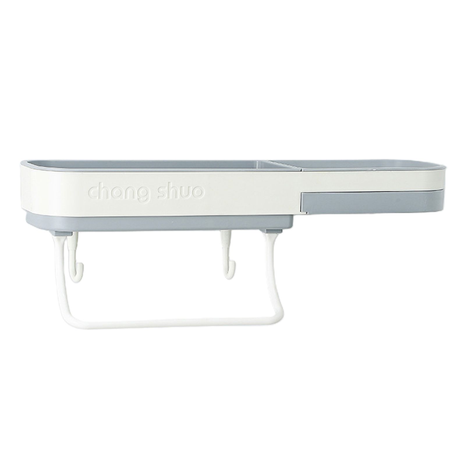 Bathroom Shelf with Hooks Hand Towel Bathroom Storage Rack