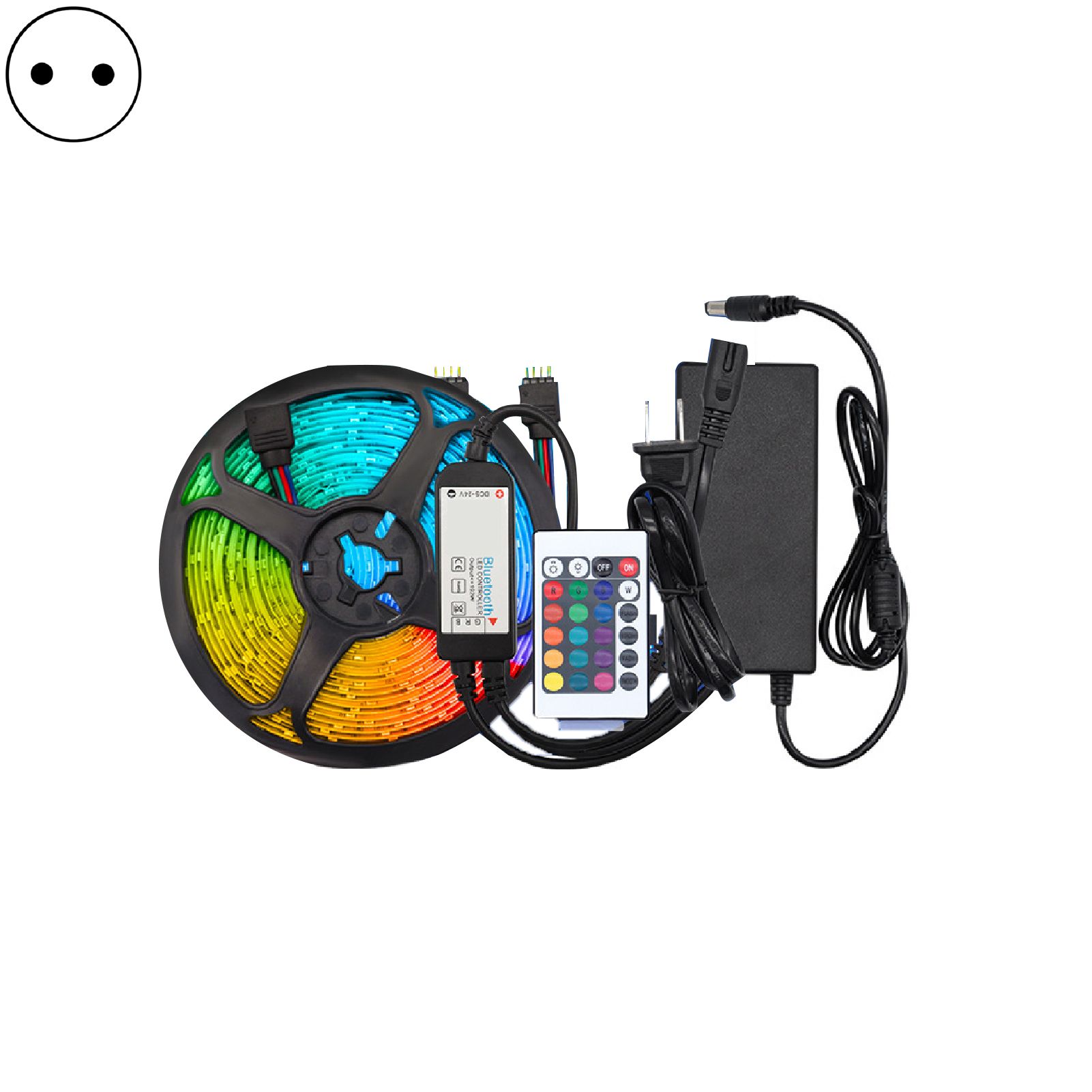 1 Roll 2835 Wire Fairy Lights Remote Control Decorative Waterproof Color Changing Bluetooth-compatible LED Strip Lights for Festival Decor