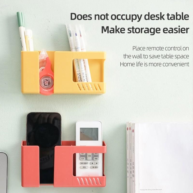 Wall Mounted Organizer For Remote & Mobile Charging Storage Box