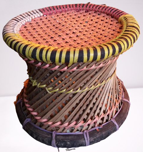 বাঁশের মোরা Cane And Craft Ledise Plastic  (( Cane And Bamboo Mura ))