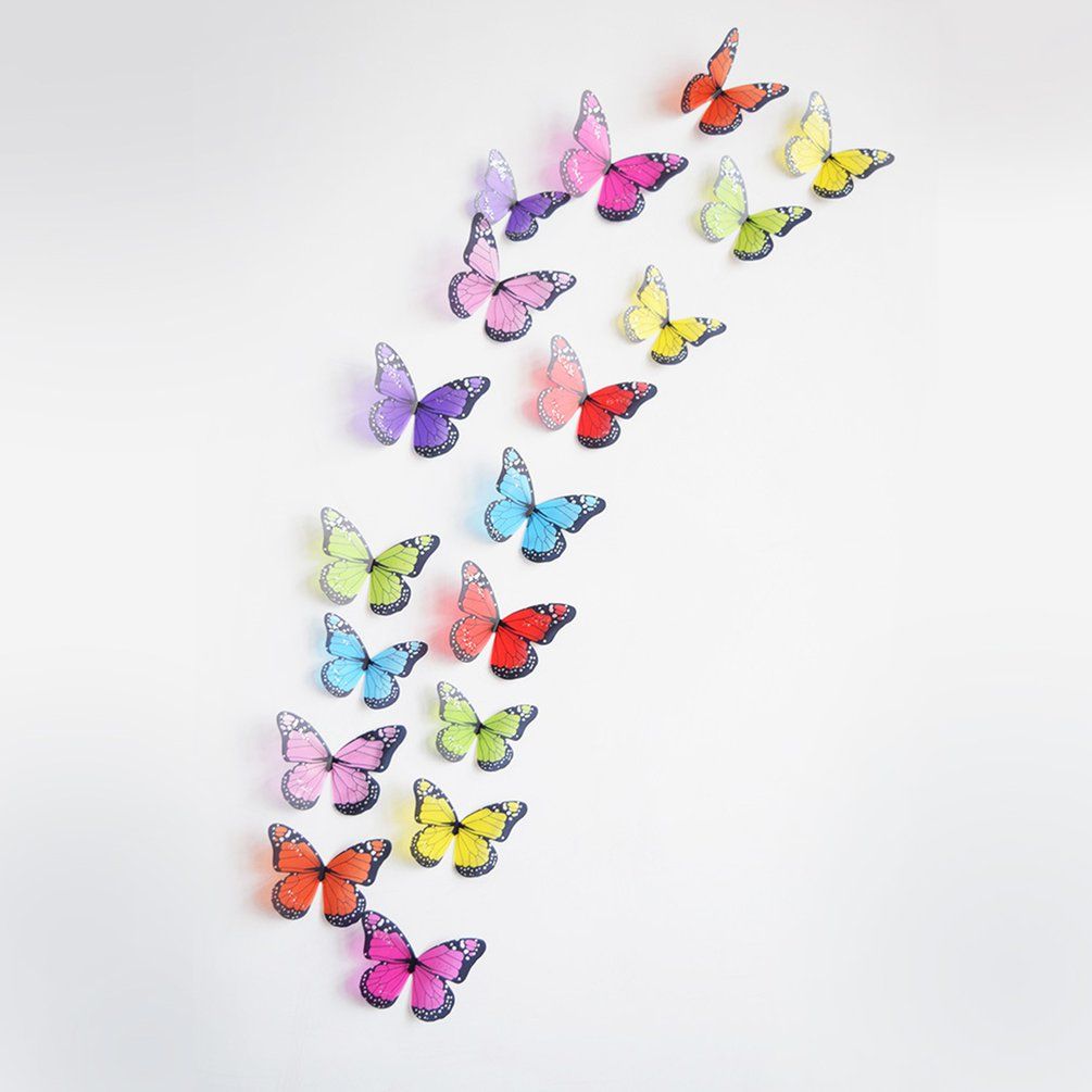 Simulation Butterfly Wall Sticker Home Room Decoration Wall Stickers Removable