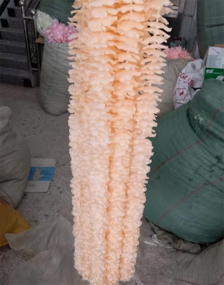 10PCS 39 Inch Artificial Silk Flower Wisteria 20 Colors Vine Rattan For Home Wedding Centerpieces Decorations Bouquet