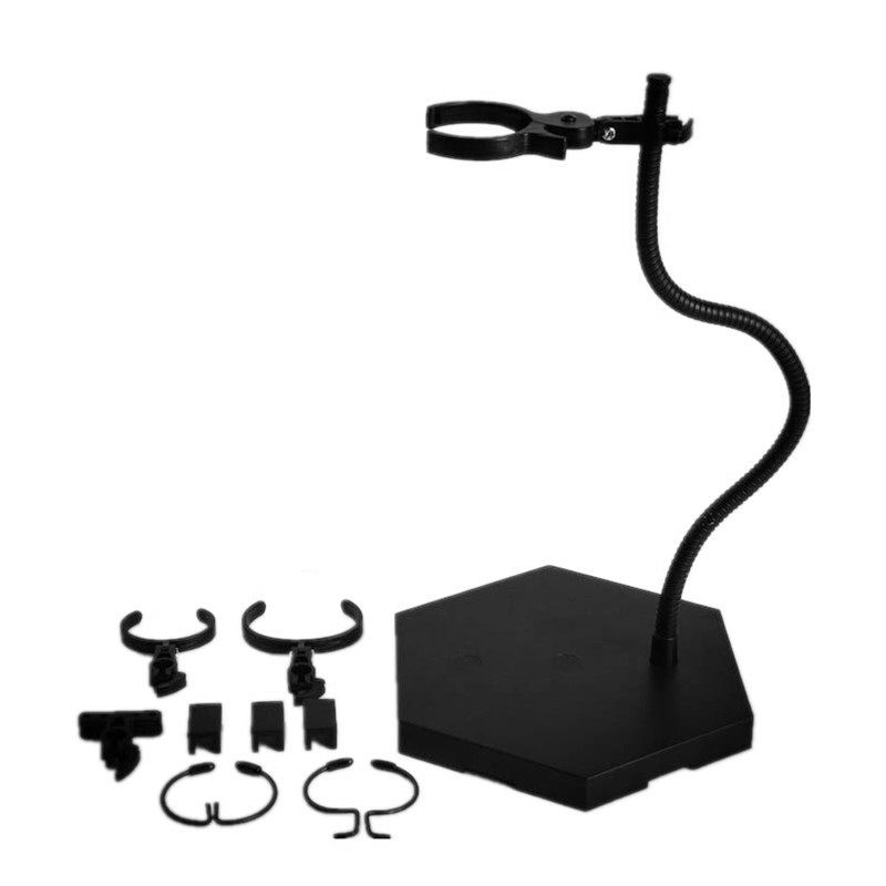 Adjustable Action Figure Stand Support Bracket Base Hose Model Display Base for 1:12/9/6 Scale Figure Accessories