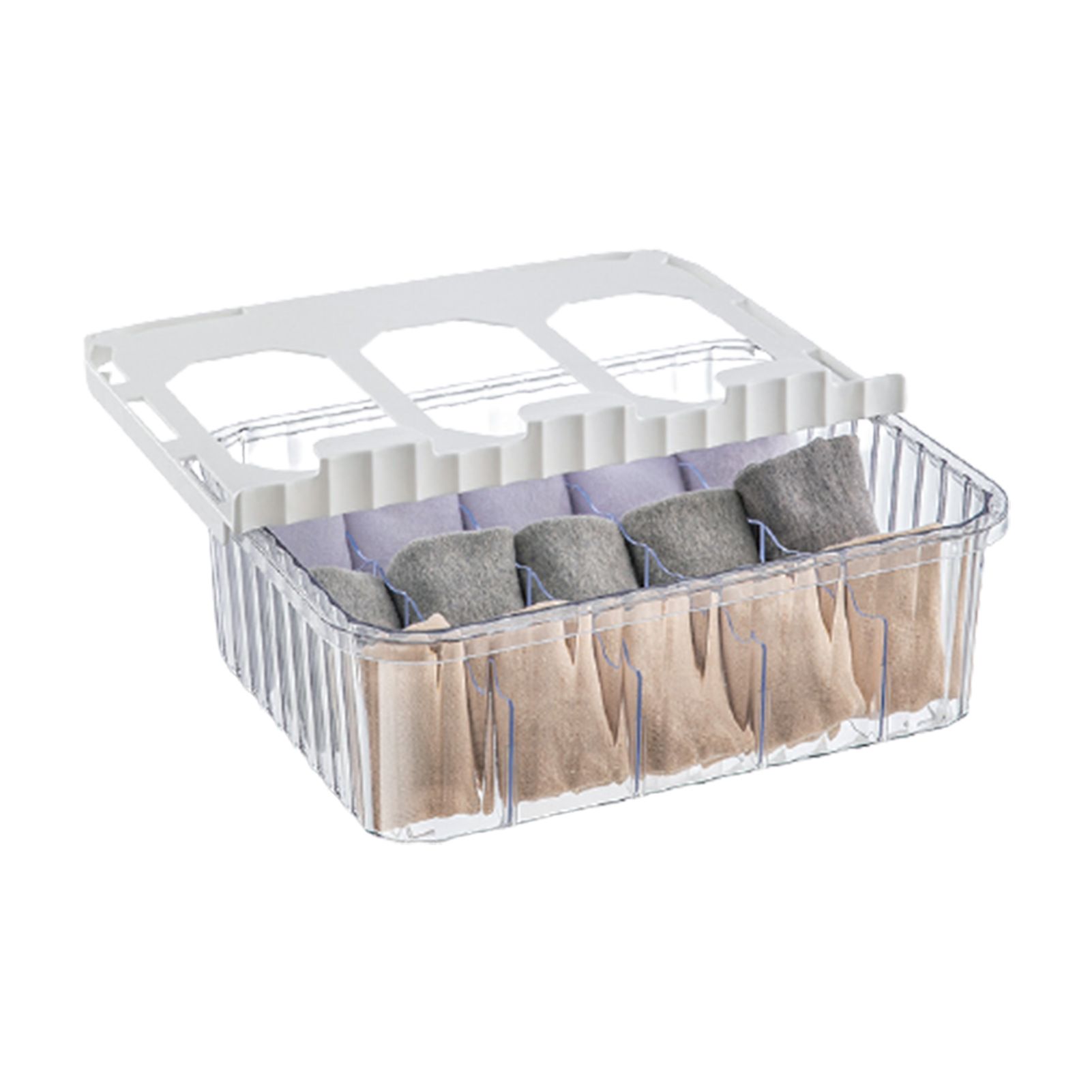 Underwear Container Multi-function Unique Socks Drawer Organizer