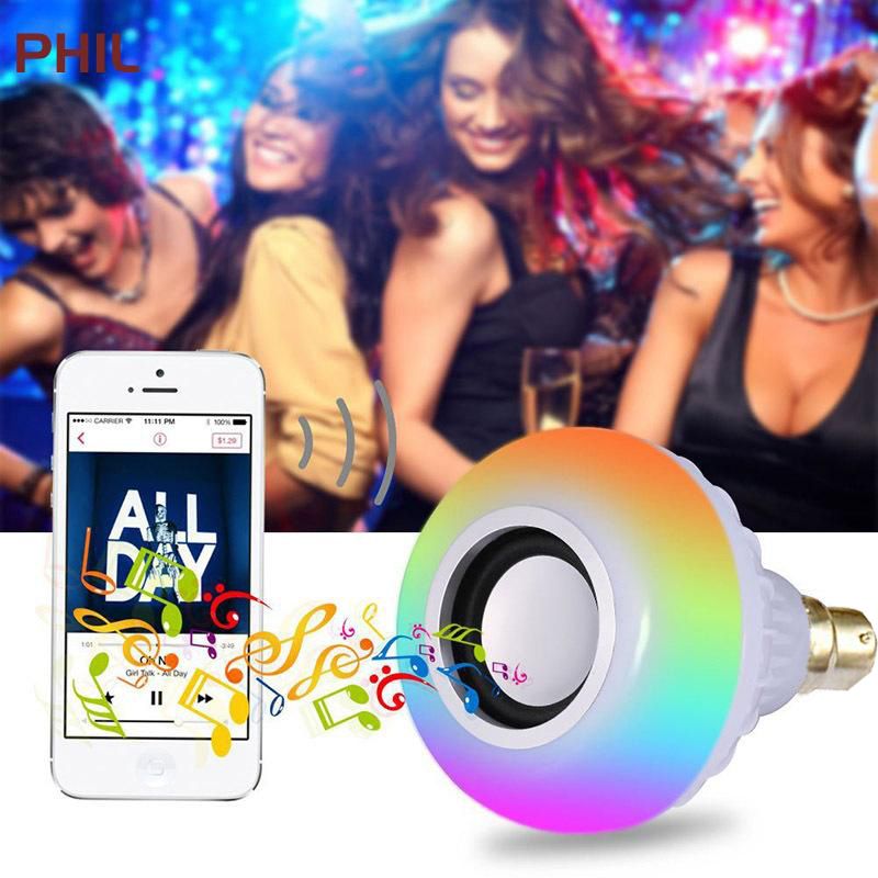 Bluetooth Speaker Bulb Remote Control Colour Changeable Bulb With Bluetooth Speaker Music