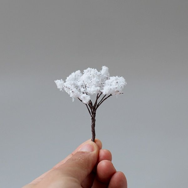 Miniature Multicolour Pine Red Maple Cherry Mushroom  Micro Landscape Succulent Ornaments  Decoration