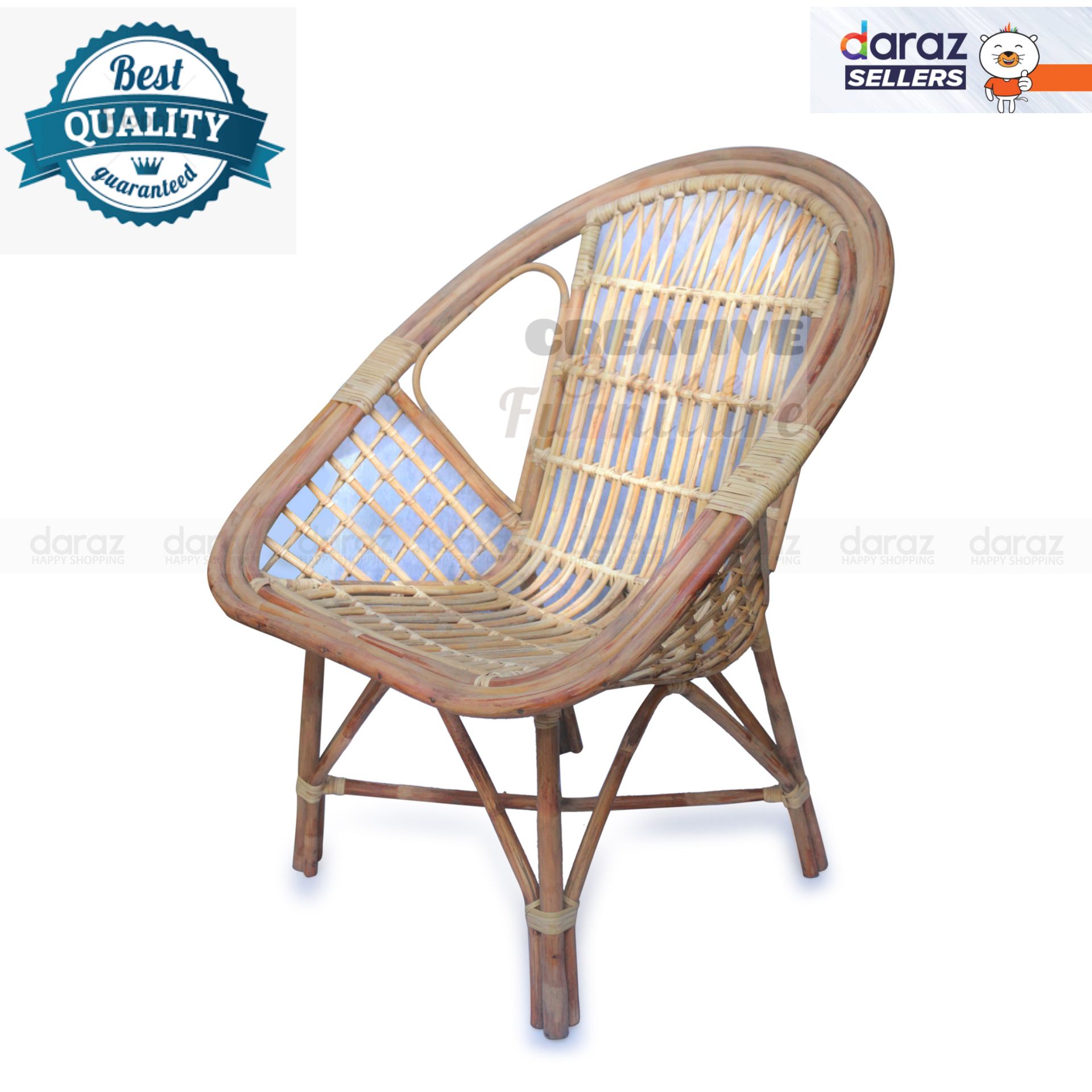 Rattan Made Comfortable RELAX Chair for Indoor & Outdoor Sitting Model No:-02