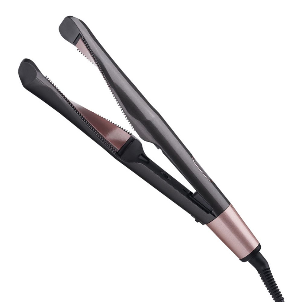 Professional Iron Flat Hair Straightener LCD Thermoregulation Ceramic Twisted Hair Curler 2 in 1 Curling Styling Tool