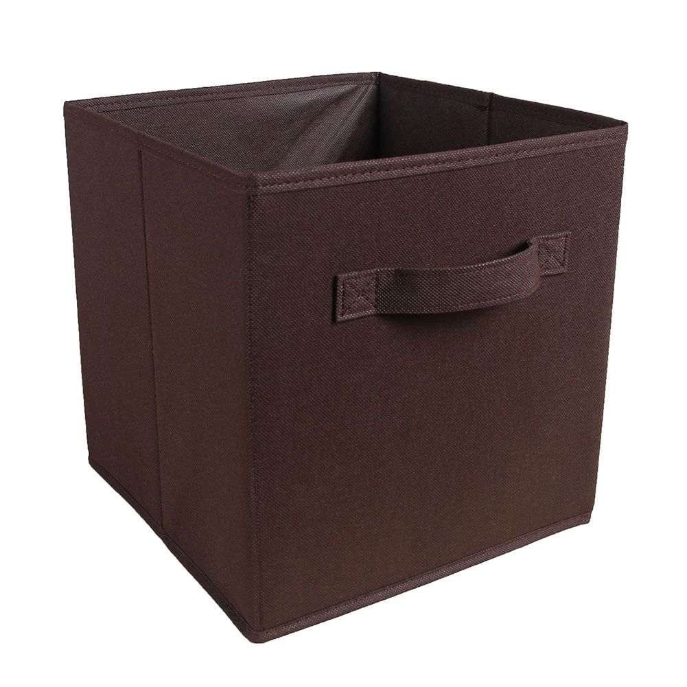 Non-Woven Fabric Foldable Magazine Bookcase Toys Organizer Clothes Storage Box