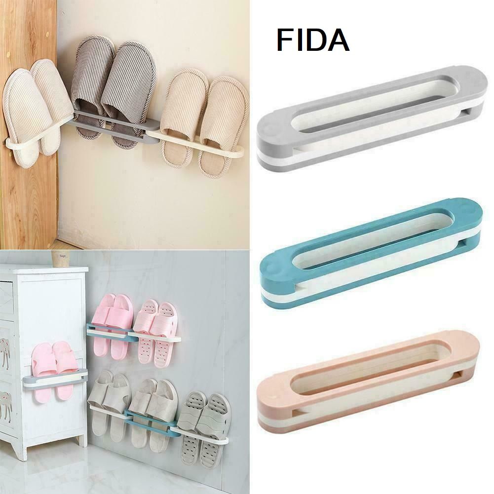 Sandal Rack Hanger Rotary Bathroom Slipper Rack space saver Hanger Wall Mounted
