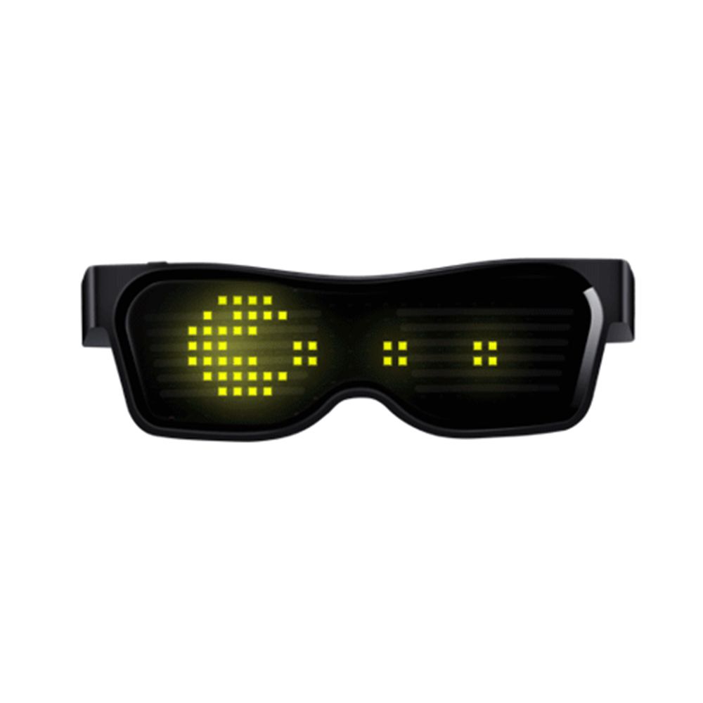 Magic Bluetooth Led Party Glasses APP Control Luminous Glasses EMD DJ Electric Syllables Party Eye Glasses