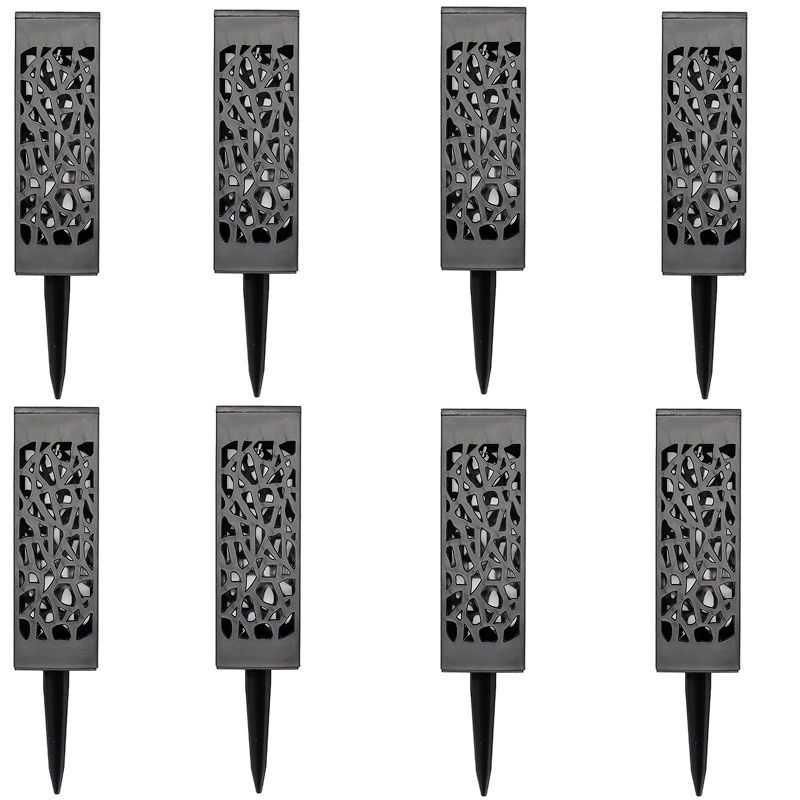 8 Pack Solar Garden Lights Outdoor Solar Pathway Lights Patio Lawn Yard Driveway Landscape Christmas Holiday Decorations