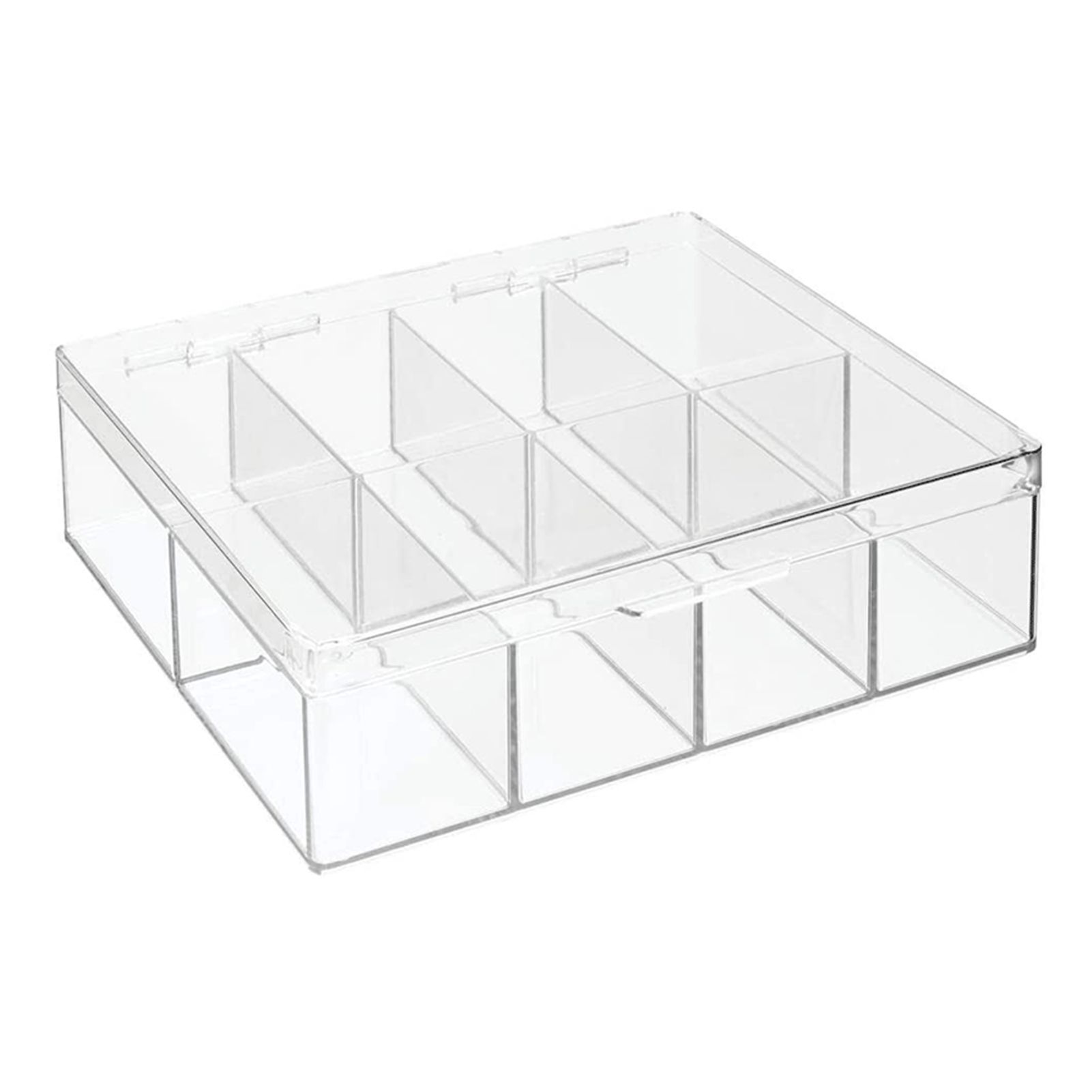 Organizer Box Individual Grid Prtical Multi-use Tea Storage Case