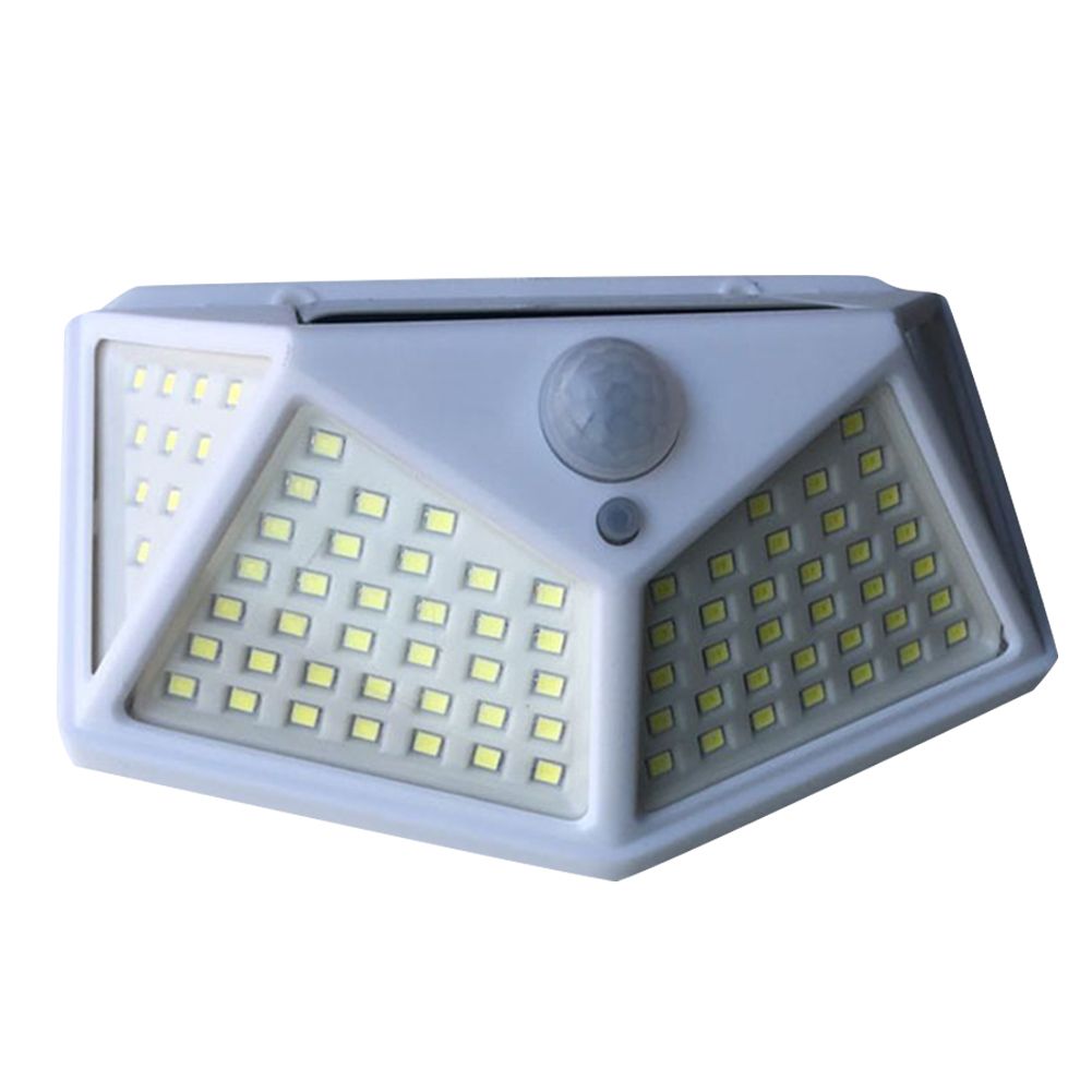 100LED Waterproof Solar Powered Motion Sensor Wall Light Outdoor Garden Lamp