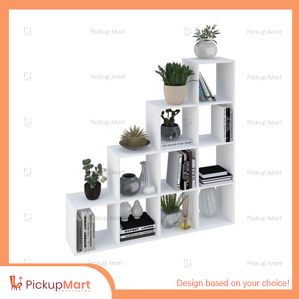 Laminated Board Book Shelf | Showpiece Rack | Living Room furniture | BS - 31