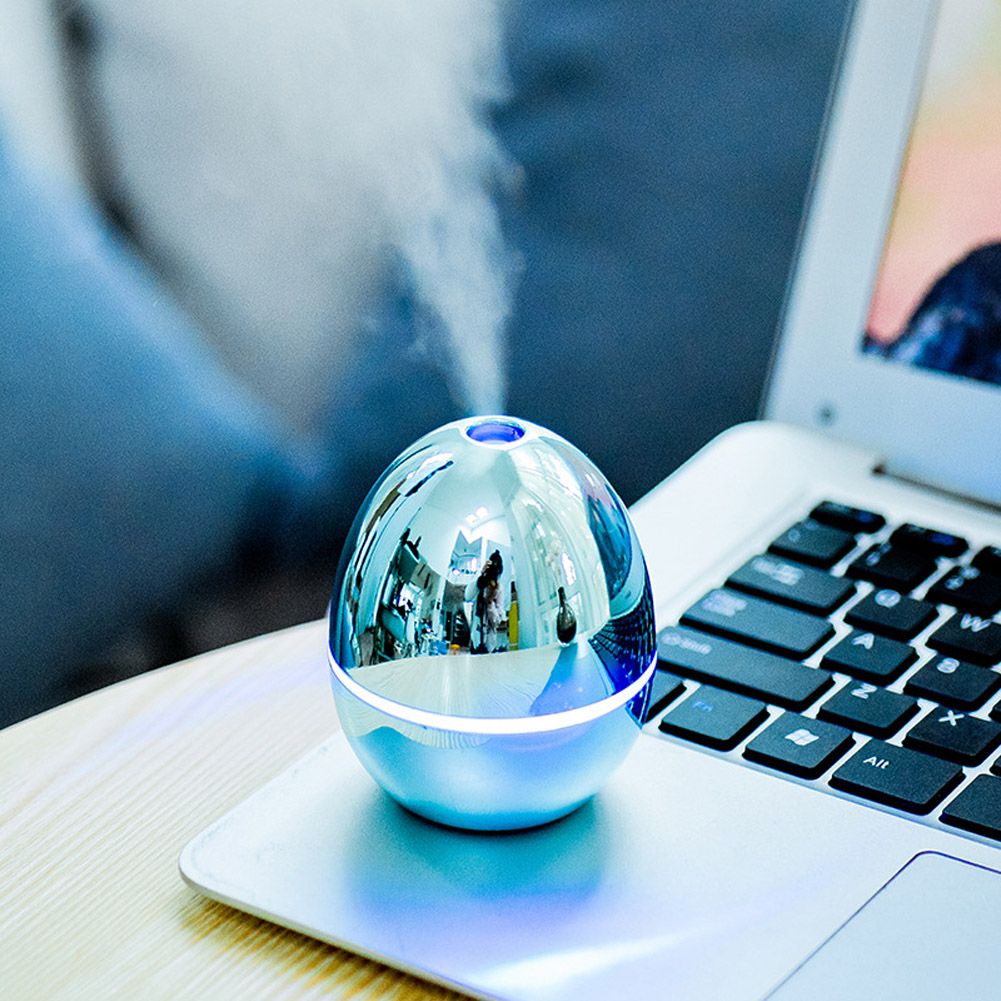 Yfashion Egg Shape Air Humidifier ni USB Car Aromatherapy Humidifier for Desktop e Office