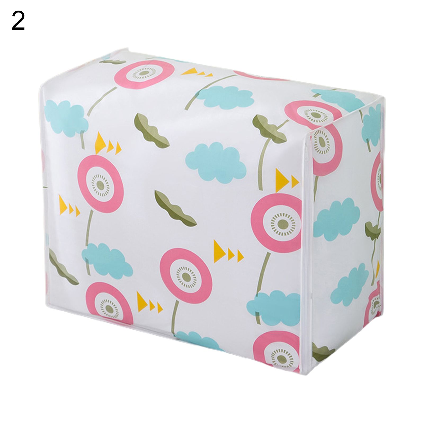 Foldable Comforter Storage Bag Dirt-proof PEVA Anti-deformed Quilt Storage Bag for Dorm