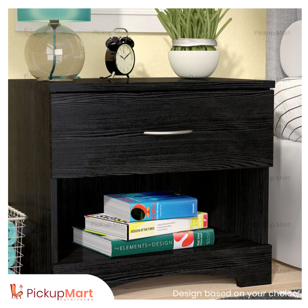 Creative Sofa Side Table | Exclusive Bedside Table | Coffee Table with Storage Shelf | Living Room | Bedroom Furniture | Minimalistic Bedside Table | Best Quality BT - 20