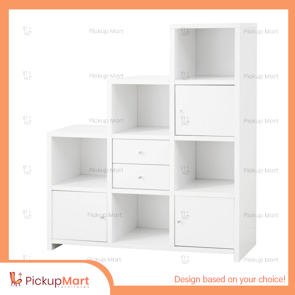 Laminated Board Book Shelf  Showpiece Rack  Living Room furniture  BS - 46