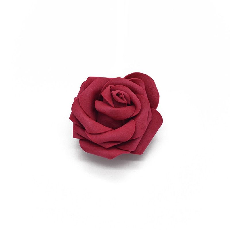 30Pcs/lot 8cm PE Foam Rose Artificial Flower Heads For DIY Wreaths Wedding Party Decoration Home Garden Decorative Supplies 85z