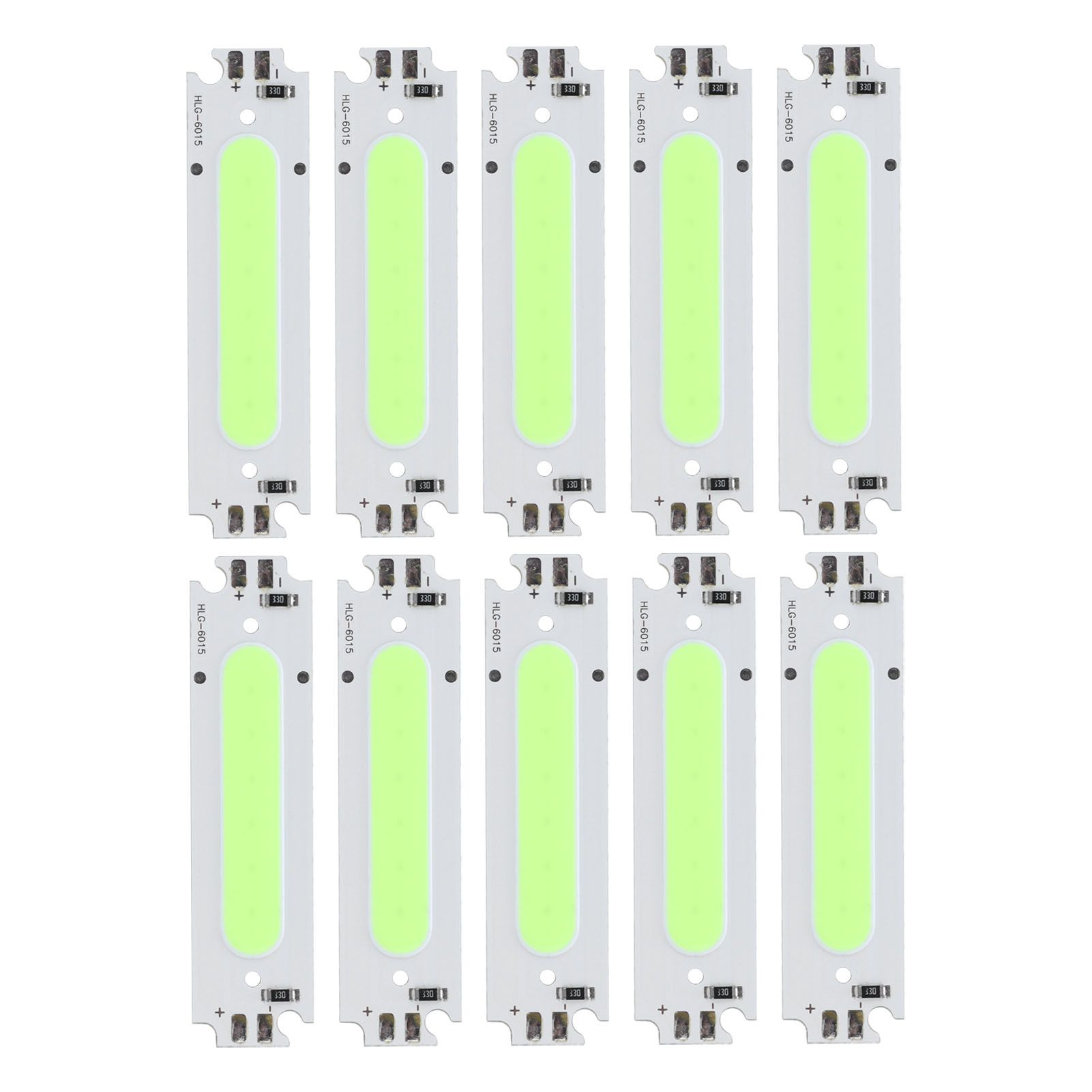 10PCS LED Chips COB Light Source DIY Long Strip Lamp Beads 12V 2W For Car Use