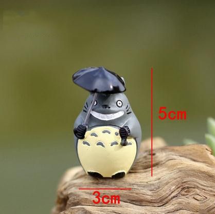 Anime Movie Totoro Mononoke Action Figures Toys Fairy Garden Miniature Decor Figurines Terrarium Statues Ornaments