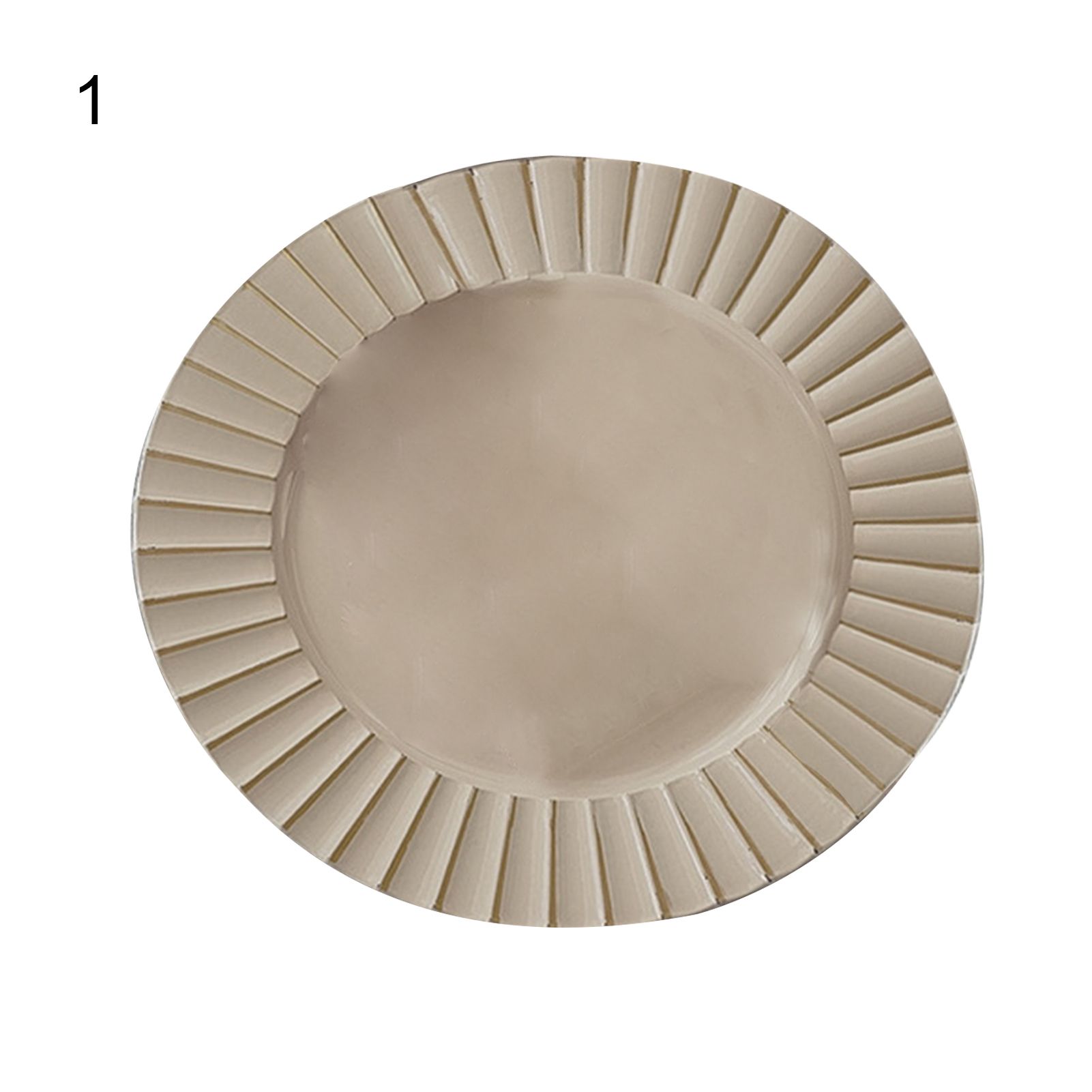 Livecity Retro Carved Display Tray PP Gourmet Cake Photo Props Dish Wedding Decor