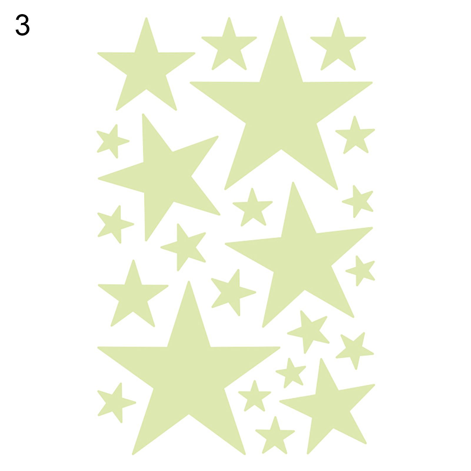 Luminous Sticker Radiation Free Luminous Stars Wall Sticker Decor