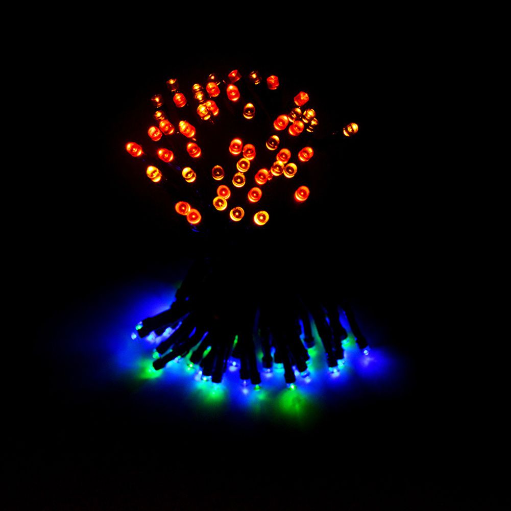 Yfashion 12M 100 LEDs  String Light with Solar Strip Night Light Lamp Fairy Lights for Outdoor Christmas rees Wedding arden