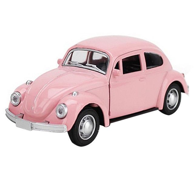 Arrival Retro Vintage Beetle Diecast Pull Back Car Model Toy for Children Gift Decor Cute Figurines Miniatures
