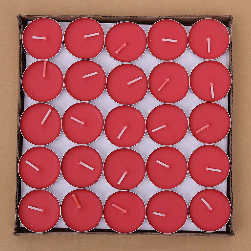 lowing Wedding Party Round Paraffin Castle Smokeless Aromatherapy Wax Candles Set