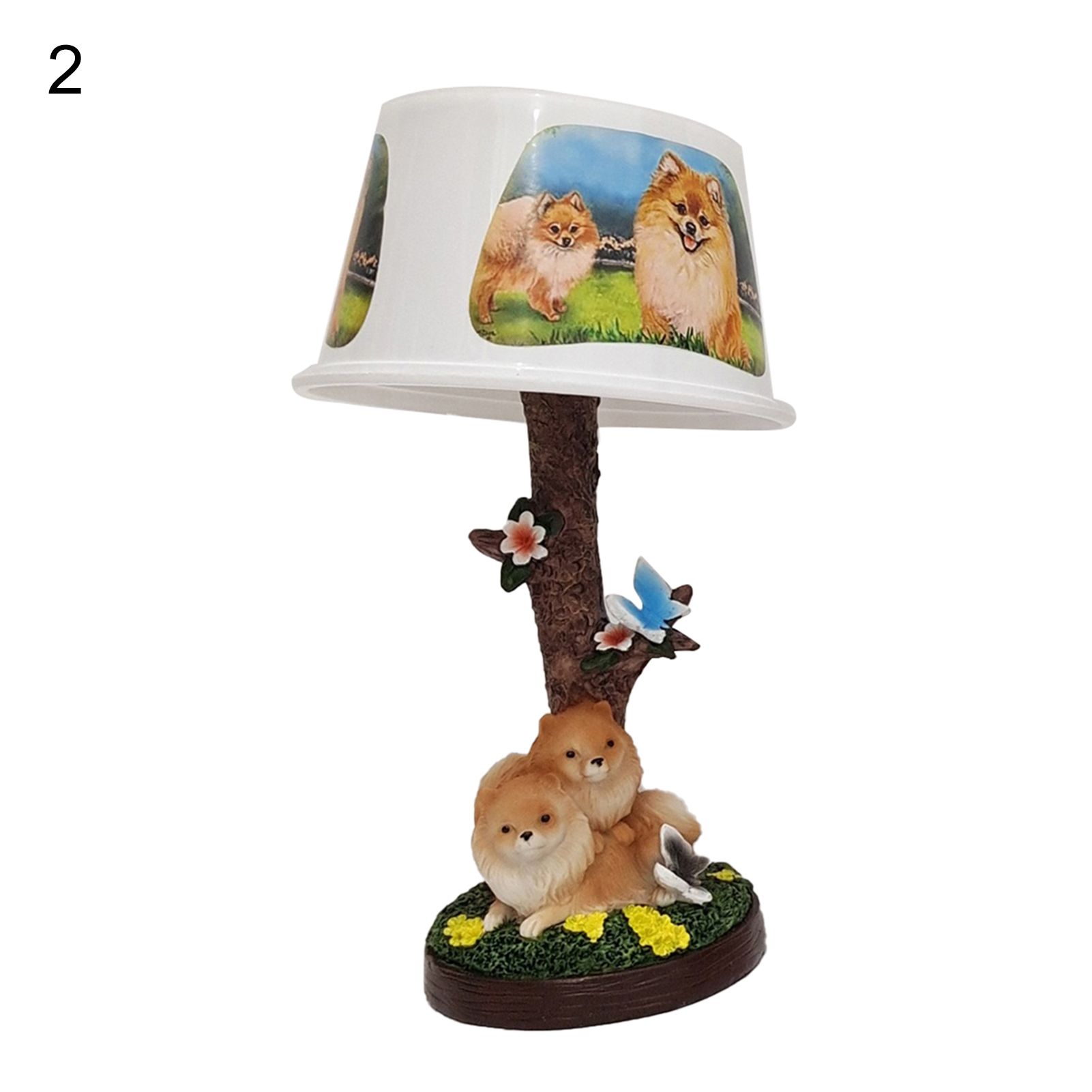 Atmosphere Light Eye-catching Hand-painting USB Plug Desk Lamp
