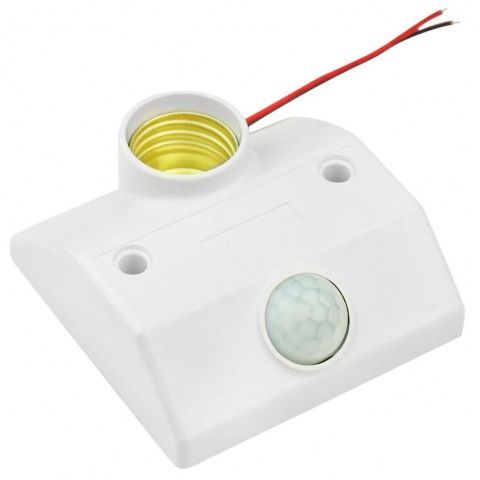Motion Infrared Sensor Auto ON Light Holder, Motion Sensor LED Light Holder